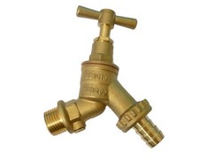 1/2" Brass Outside Tap With Double Check Valve - BS1010 Hose Union Bib Tap HUK1