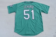 New! Ichiro Suzuki Teal Blue Mariners Baseball Jersey Adult Men's XXXL