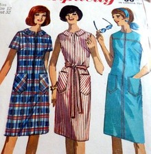 LOVELY VTG 1960s DRESS Sewing Pattern 12/32