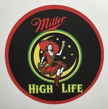Miller High Life 1954 Girl In The Moon Metal Sign