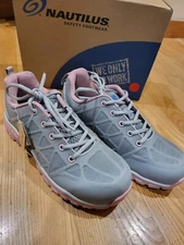 Nautilus Safety Footwear Women's Spark Composite Toe Work Shoe Grey Size 7.5 M