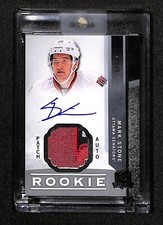 2012-13 Upper Deck The Cup Mark Stone #120 Rookie Patch Auto /249 Senators