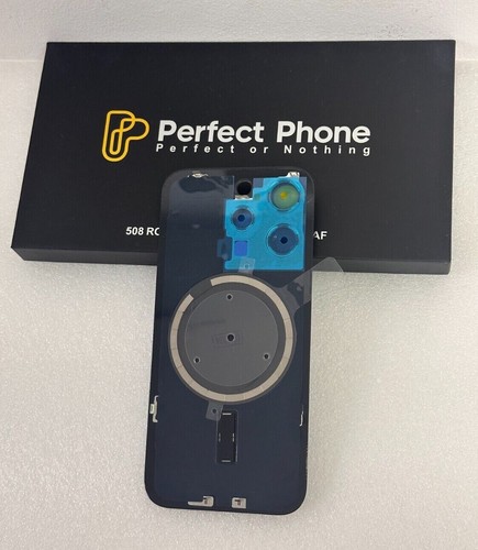 Cristal trasero de repuesto para iPhone 15 Pro Max con lente de cámara-soportes-imanes - Imagen 12 de 12