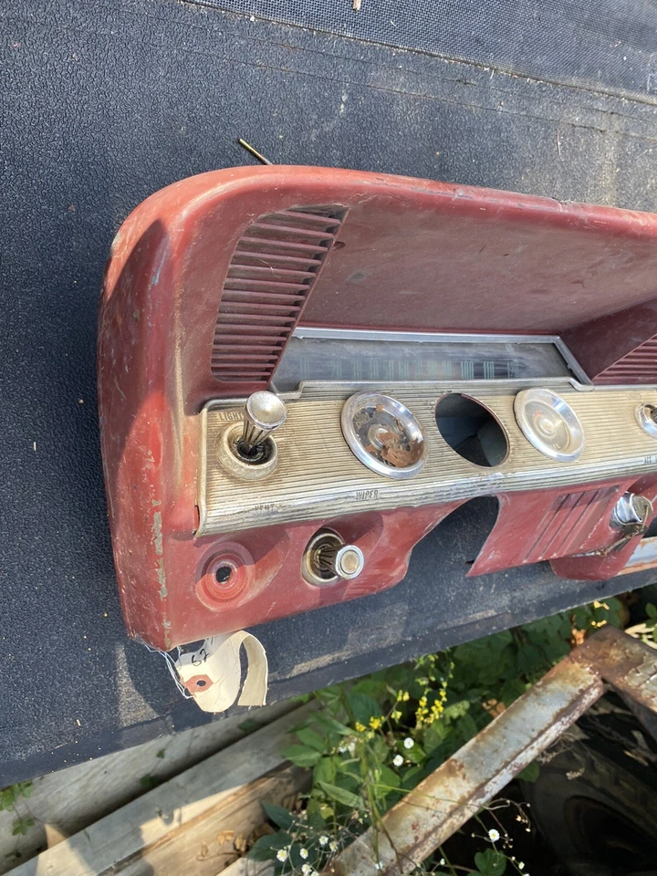 Chevrolet Impala Bel Air 1961 1962 cuadro de instrumentos velocímetro bisel indicadores Foto 2 de 4