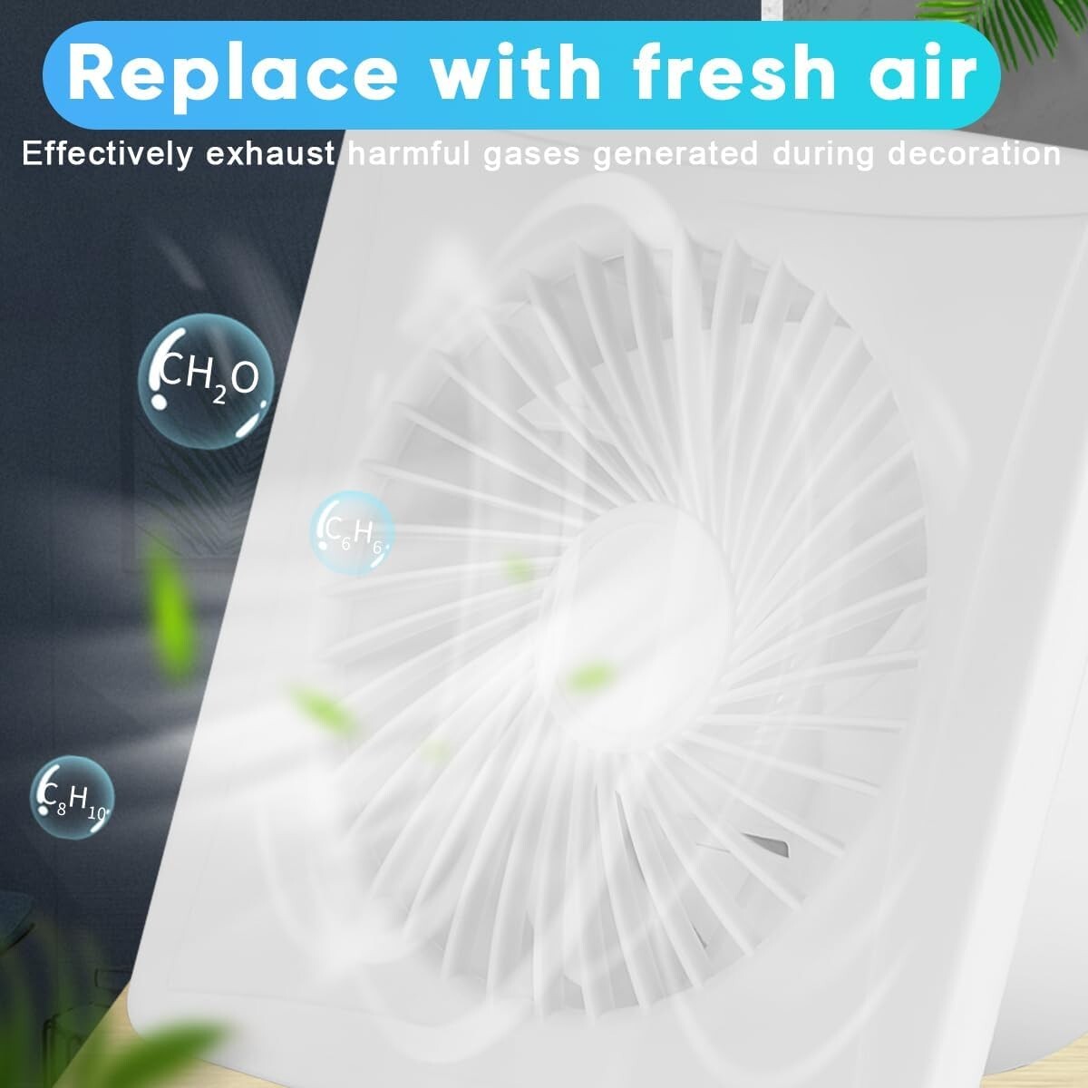 LUXHEIM Ø 150mm / 6 inch Bathroom Extractor Fan - Silence Ventilation Extractor