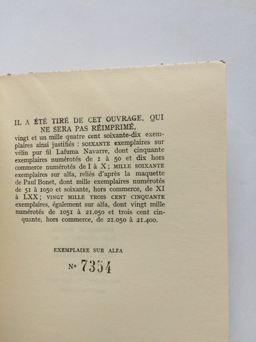 André MALRAUX " Les noyers d'Altenburg " E.O. NUM. avec ENVOI, Gallimard 1948 - Imagen 2 de 3