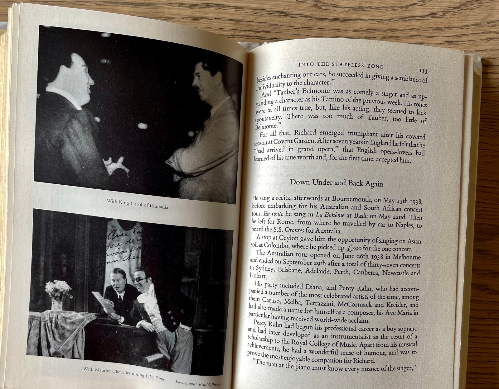 CHARLES CASTLE THIS WAS RICHARD TAUBER HARDBACK BOOK (1971) CLASSICAL MUSIC