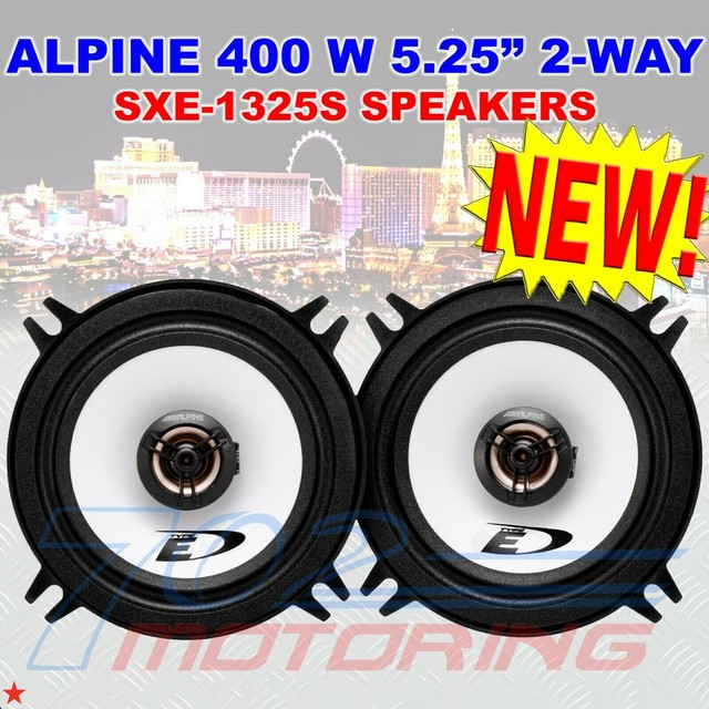 ALPINE 5.25" INCH CAR MOTORCYCLE ATV SPEAKERS FOR HARLEY DAVIDSON REAR