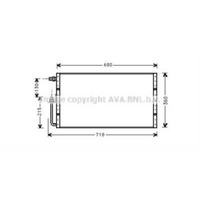 AVA Quality Cooling Kondensator Klimaanlage KlimaküHler ( UV5096 )