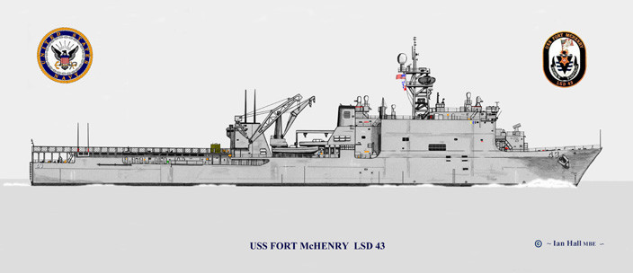 未使用　zippo U.S.S. FORT MCHENRY LSD 43 USS Fort McHenry LSD-43 US Navy | eBay