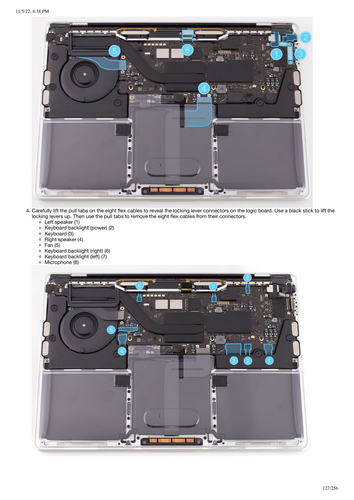 Apple MacBook Pro 13 cali M2 2022 Przewodnik techniczny Instrukcja serwisowa - Zdjęcie 9 z 24