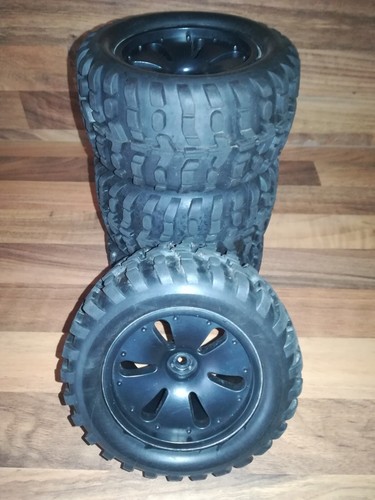 4x Wheels Monster Truck RC 1:10 / Reifen - Tires / ZD Racing Thunder / Hex 12mm - Photo 4/9