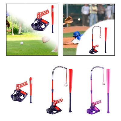 Kinder Baseball Pitching Machine Einziehbar für Jungen Mädchen Kinder