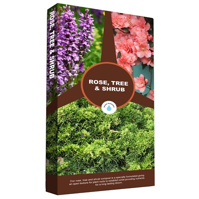 50L Rosenbaum & Strauch Kompost Gartenerde Outdoor & Indoor Bepflanzung