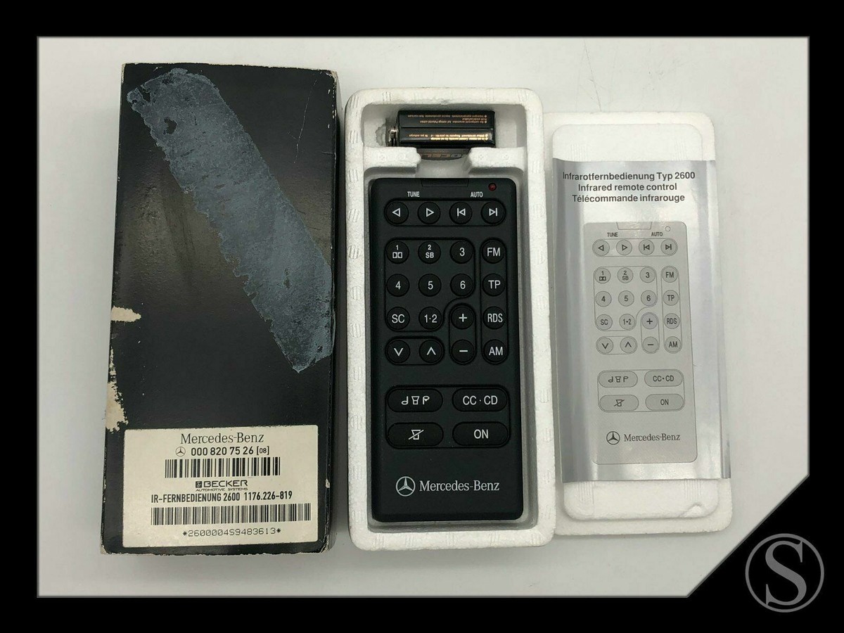 Mercedes Benz Becker IR Remote Control BE2600 Exquisite W202 W124
