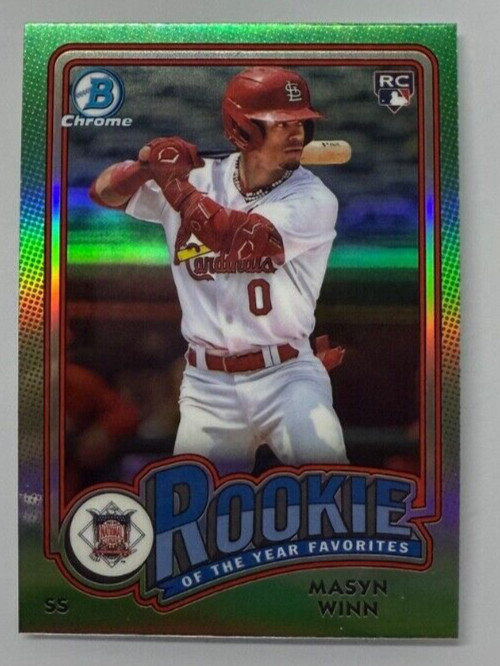2024 Bowman Chrome Masyn Winn Rookie Of The Year Favorites #ROY-3 Cardinals