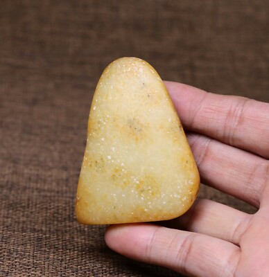Certified 100% Hetian White jade(Nephrite) Raw stone 和田玉