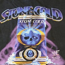 Vintage Stone Cold Steve Austin Tee XL 1998 WWF Wrestling The Undertaker 90s 