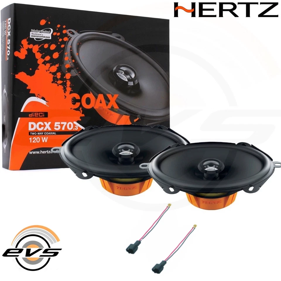 Casse Altoparlanti Ovali Hertz Dcx 570.3 Anteriori o Posteriori per Ford Fusion - Immagine 2 di 4