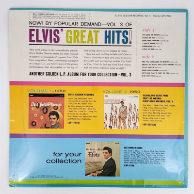 Elvis Presley – Elvis' Golden Records Volume 3 LP Vinyl Record