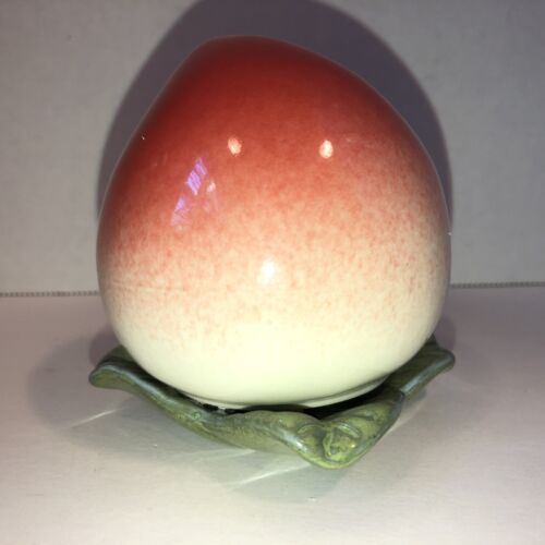 Peach Tea Caddy Pet Ceramic Puer Box Canister Teaware Home Decor Storage Jar - Picture 19 of 20
