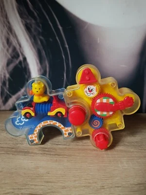 ANCIEN JOUET PLAYSKOOL 1991 PUZZLE MOUVEMENT JEU ENFANT PLASTIQUE  - Photo 1/4