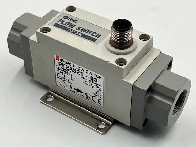 SMC PF2A521-03 20~200L/min DC12-24V Flow Switch For Air Used - Image 3 of 4