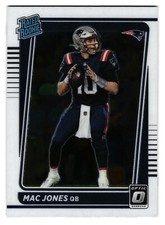 2021 Panini Donruss Optic Mac Jones Rated Rookie New England Patriots #206