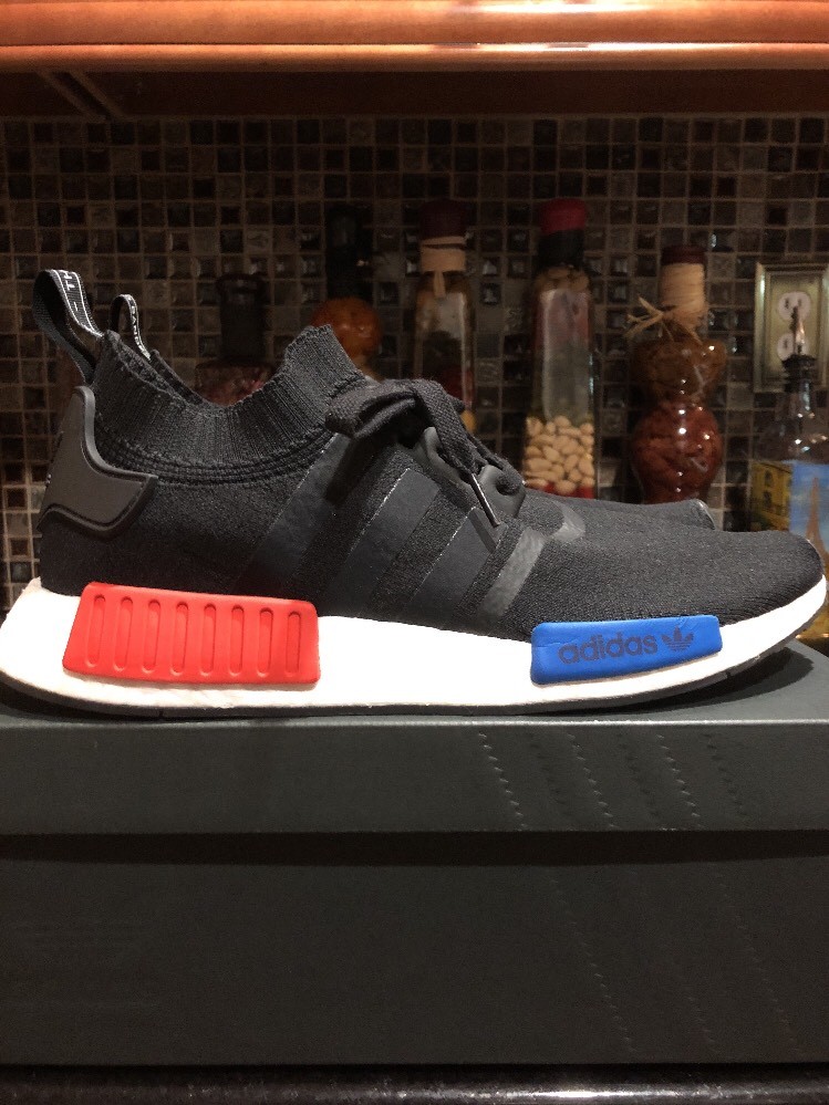 Adidas NMD R1 PK Primeknit OG Red/Blue, SZ 11.5, Boost Adidas NMD R1 PK Primeknit OG Red/Blue, SZ 11.5, Boost