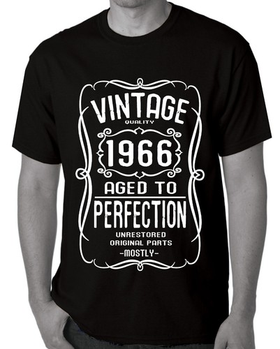 59th Birthday tshirt born 1966 tshirts Funny T-Shirts Vintage Present 1960's - Picture 16 of 32