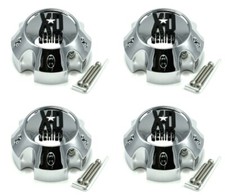 4x New Kmc Xd Series 796 797 798 5lug 5x5.5 Chrome Wheel Center Caps 1079l145a