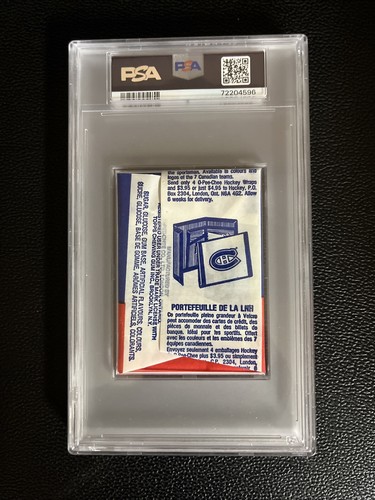 1986 OPC Hockey Wax Pack PSA 9 GRETZKY Leaders On Back Rare Tuff Pack Unopened ! - Picture 2 of 2