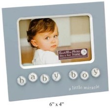 Photo Frame Baby Boy Blue Picture Frame 6 x 4"