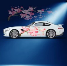 Sakura Car Decal Jdm Sakura Flower Branch Car Decals Both Sides Cherry Blossom Sakura Car Decal Jdm Sakura Flower Branch Car Decals Both Sides Cherry Blossom