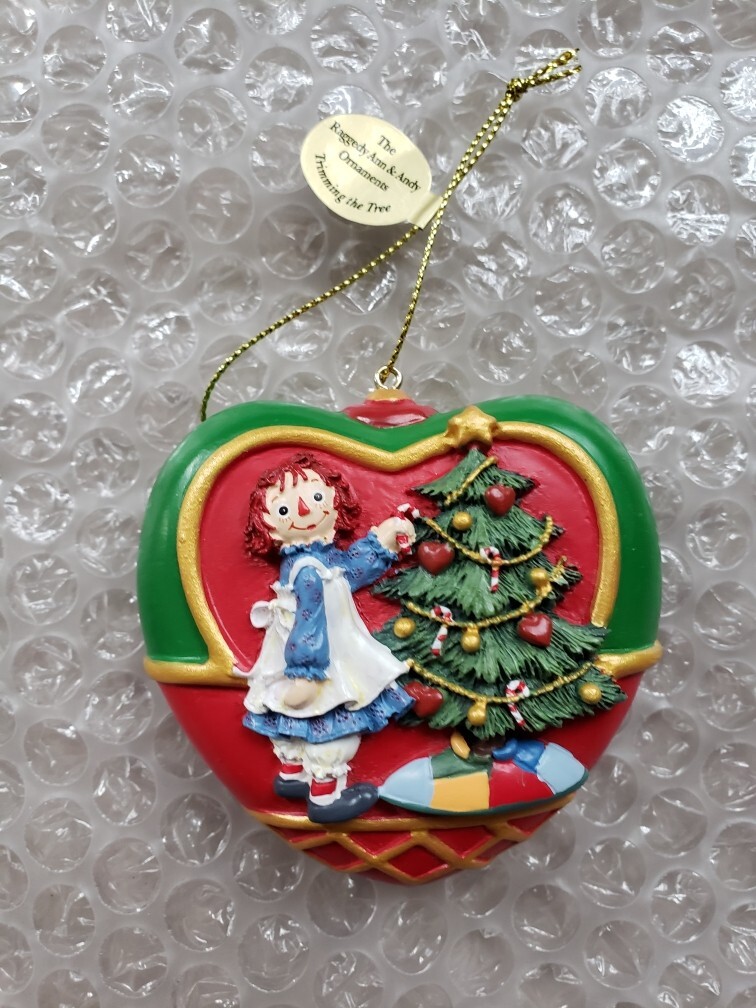 Danbury Mint Raggedy Ann "Trimming the Tree" Ornament NWT eBay