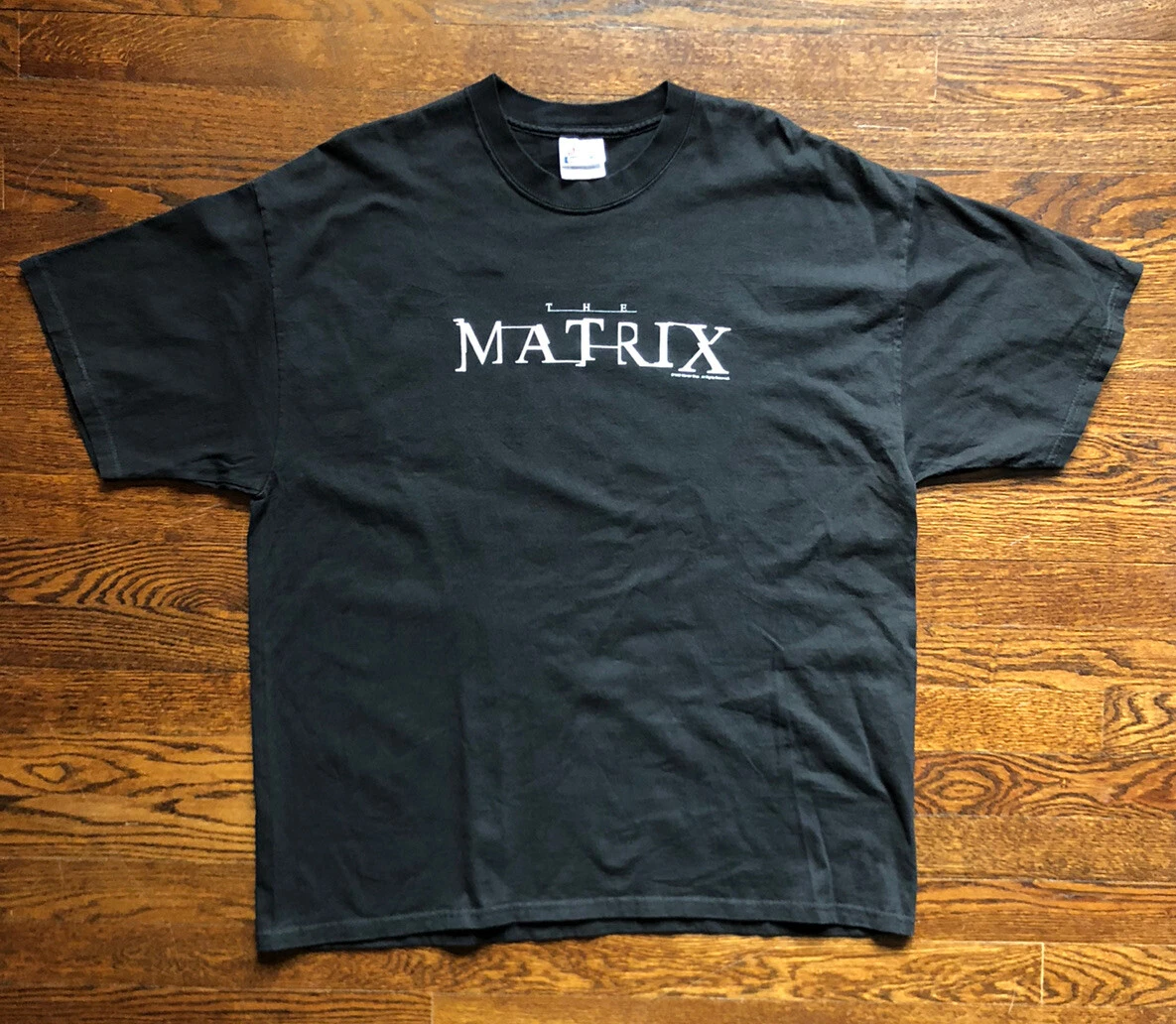 Vintage 1999 The Matrix Deadstock NOS Clean Movie Promo Shirt L/XL 90s Sci-Fi 😎