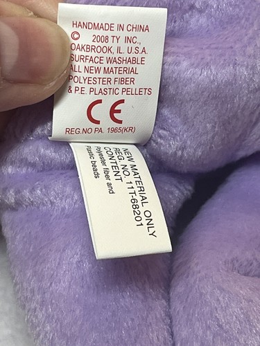 💜 Ty Beanie Baby Springer w/Canadian Tush Tags - Bild 7 von 8