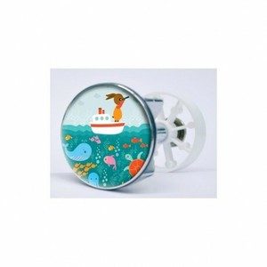 Stickers Femme 8 autocollant bonde lavabo évier bouchon