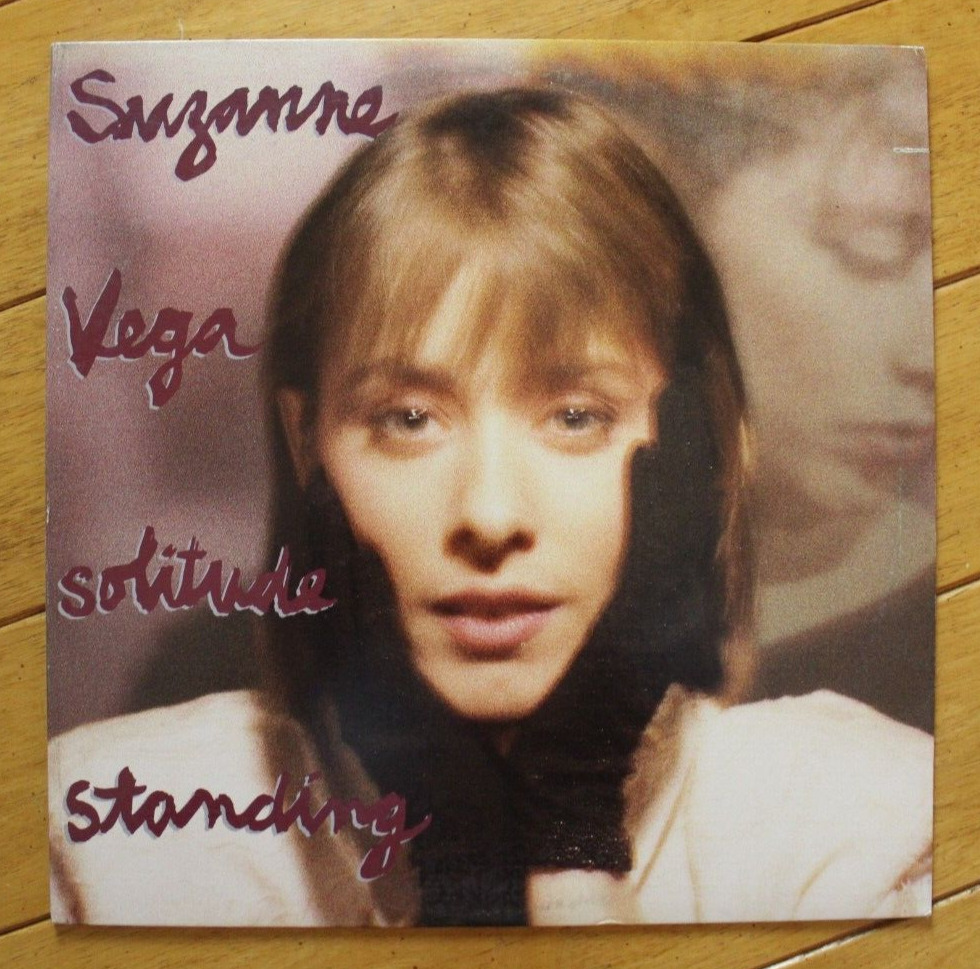 SUZANNE VEGA SOLITUDE STANDING LP 12" VINYL RECORD VG+ A&M STEREO