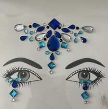 Mermaid Face Gems Rhinestone Tattoo Festival Jewels Eyes Face Body Temporary Tat