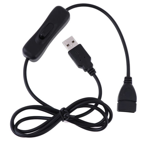 1m USB 2.0 Cable Male to Female Switch ON/OFF Extension - Power & Data UK STOCK - Picture 2 of 2