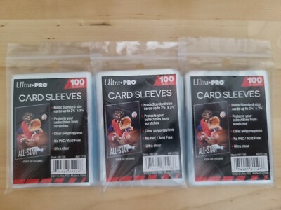 300 ULTRA PRO CARD SLEEVES NEW Penny Sleeves NBA MLB NFL NHL Soccer UFC  Pokemon 74427811266| eBay