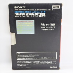 EXPANSION MEMORY CARTRIDGE 16K BYTE MSX No Instruction Japan 2200 msx