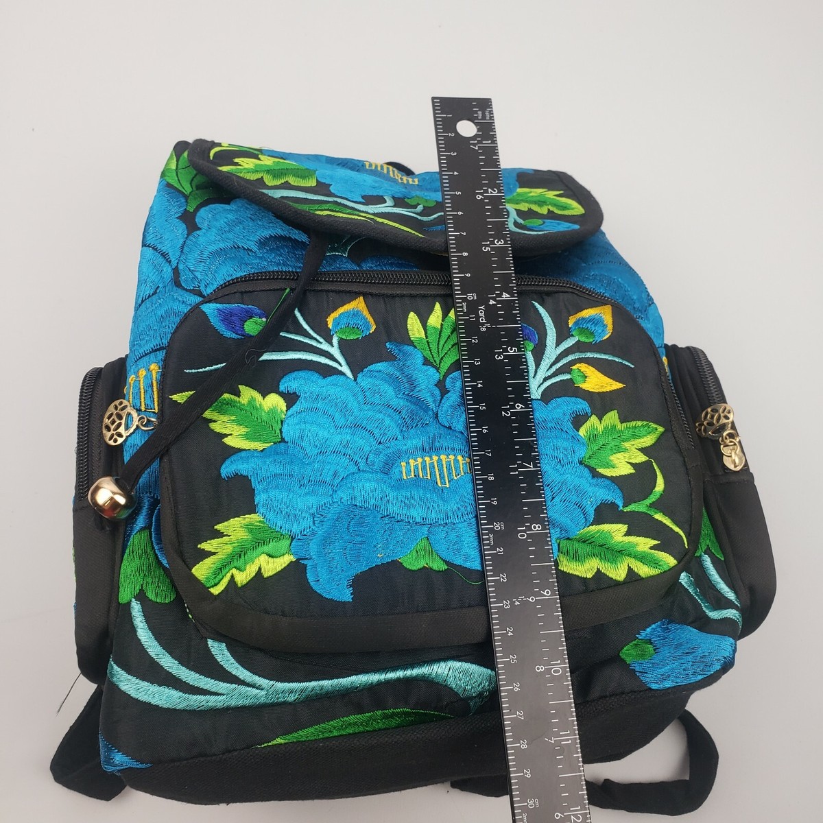 Embroidered Native floral multicolor Mexican Handmade 