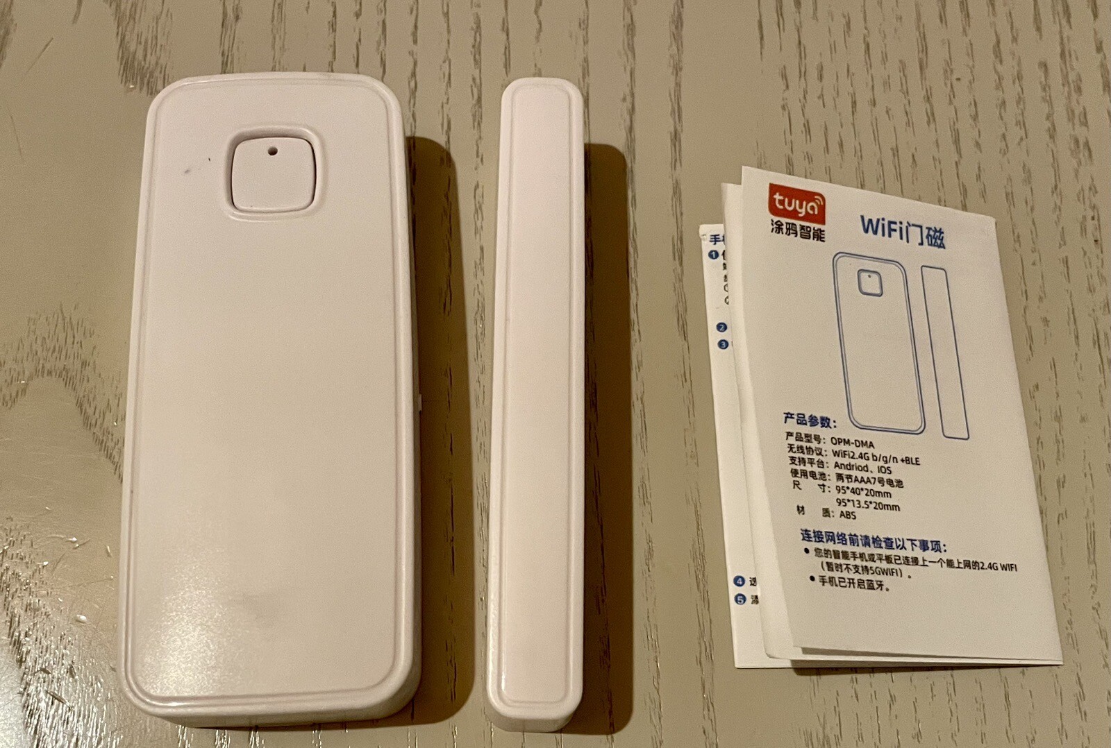 Tuya Sensore Apertura Porta e Finestre Smart WiFi Rilevatore Notifiche