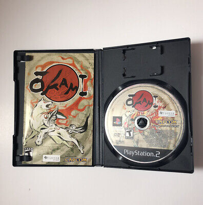 Okami Sony PlayStation 2 PS2 Video Game Complete With Manual Barely Played