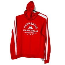 Kappa Womans Red Light Zip Up Soccer Futball Jacket Coat-lrg -0887