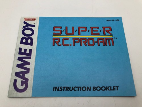Super R.C Pro-Am Nintendo Gameboy W/Manual 8 Bit Retro Ntsc 1991 #0168 - Picture 12 of 17