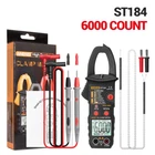 ANENG ST184 Backlight Digital Clamp Meter Multimeter AC/DC Voltage Current  6000