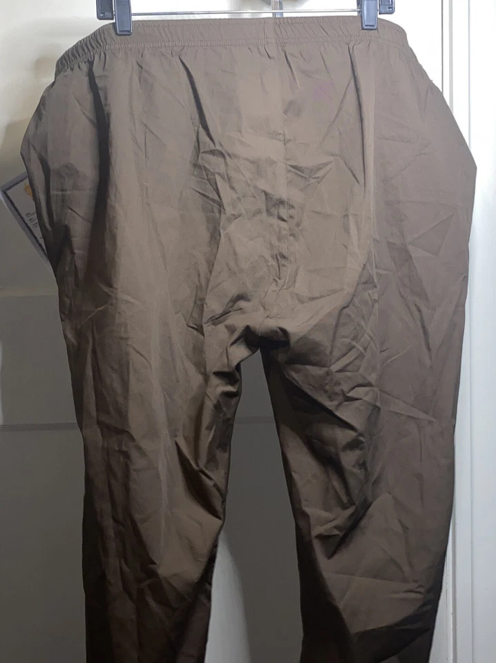 Dickies Easy Care Flare Medical Scrub Bottoms, Pants. Brown/pink 2XL. NWT! - Image 3 of 4